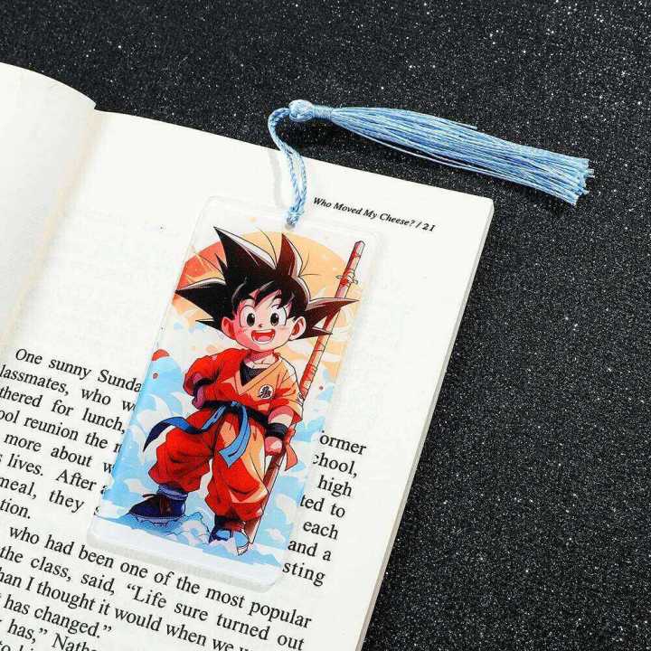 6%20Styles%20Anime%20Dragon%20Ball%20Saiyan%20Warrior%20Acrylic%20Bookmark%20Gift%20for%20Manga%20Book%20Fan%20Reading%20Marker%20-%20Image%202