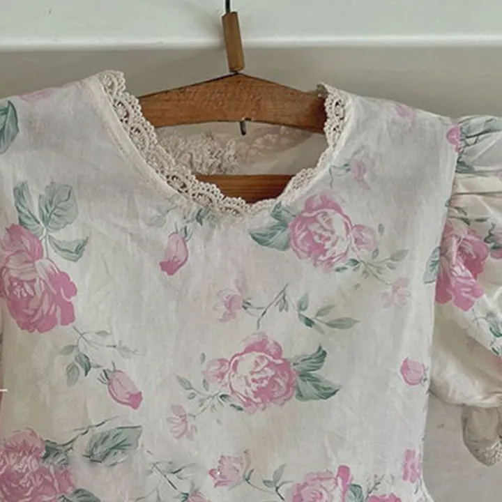 New%20Korean%20Version%20Baby%20Clothing%20Girls%20Suit%20Floral%20Short-sleeved%20Bubble%20Sleeve%20Shirt%20+%20Wide-legged%20Pants%202Pcs%20Sets%20Outfits%20for%20Kids%20Clothes%20-%20Image%205