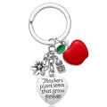 Cute Keychain For Teachers Birthday Key Ring Thank You Key Ring Stainless Steel Keychain Teaching Assistant Present. 