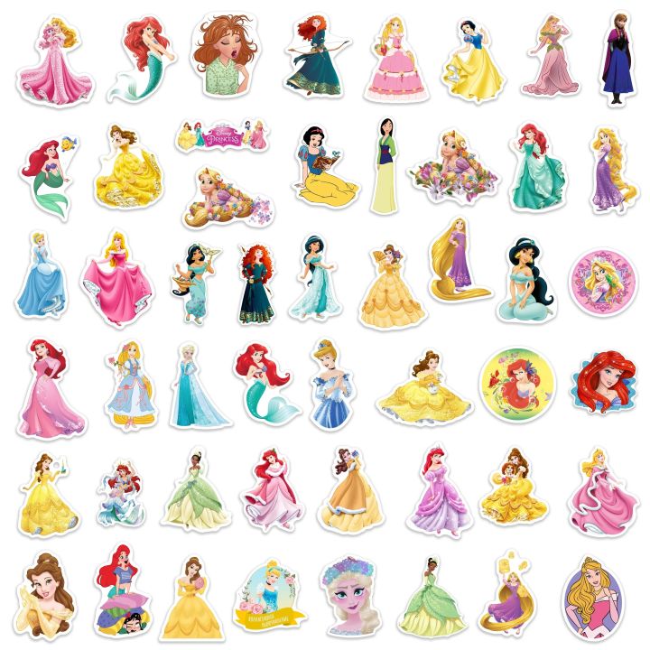 50Pcs%20Cute%20Disney%20Princess%20Stickers%20Girl%20Decals%20Gift%20DIY%20Wall%20Laptop%20Car%20Bike%20Notebook%20Decoration%20Cartoon%20Sticker%20Kid%20Toys%20-%20Image%206