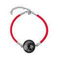 1 pair Casual Accessory Sun Moon Pattern Couple Bracelet Luminous Punk Braided Bracelet Adjustable Rope Bracelet Couple Wear. 