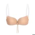 Backless Breast Stickers Shoulder Strap Dress Bridesmaid Chest Stickers Underwear Special for Back Beauty Bra Wedding Dress Invisible Wear Transparent. 