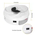 Electronic USB Powered Housefly Trap/ Automatic Fly catcher Pest Control Device/ Rotatable Insect Killer Machine for Household. 