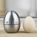 Cooking Tools Kitchen Timer Stainless Steel Egg 60 Minutes Mechanical Alarm Time Clock Counting cute kitchen egg timer. 