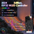 WLED Light Strip Controller ESP32 LED Controller for RGB RGBW WS2812B SK6812 WS2811 TM1814 WS2813 WS2815 Black. 