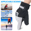 Men Winter Warm Fleece Gloves Motorcycle Thermal Warm Gloves Snow Sports Gloves Warm Accessory. 