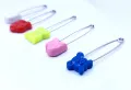 5Pcs Colorful Steel Locking Safety Baby Kids Cloth Nappy Diaper Craft Pins. 