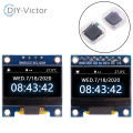 0.96 inch IIC Serial 4pin 7Pin White/Blue/ OLED Display Module 128X64 I2C SSD1306 LCD Screen Board for arduino oled. 