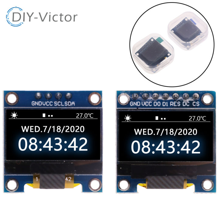 0.96 inch IIC Serial 4pin 7Pin White/Blue/ OLED Display Module 128X64 I2C SSD1306 LCD Screen Board for arduino oled