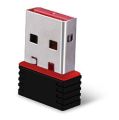 Wi-Fi Receiver 300Mbps, 2.4GHz, 802.11b/g/n USB 2.0 Wireless Mini Wi-Fi Network Adapter with with Driver CD for Windows Linux PC - 1Pcs. 