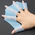 Honrane(Ready Stock) Swimming Finger Webbed Gloves Silicone Flippers Fins Paddle Frog Hand Accessory. 