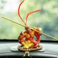 【Petalfall】Chinese Myth Monkey King Figurine Sun Wukong Statue Creative Car Decorations Art Crafts Ornament Home Decor Birthday S Cute. 