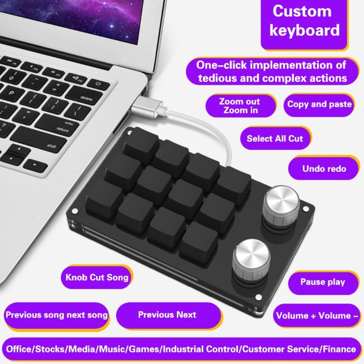 USB%20Macro%20Custom%20Mini%20Keyboard%2012%20Keys%202%20Knob%20Programming%20DIY%20Mechanical%20Keyboard%20Gaming%20Drawing%20Switch%20Portable%20Hot-swap%20Keypad%20-%20Image%202