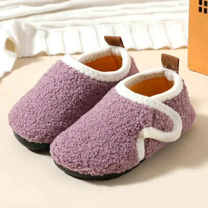 Winter%20Home%20Shoes%20Boys%20Girls%20Cotton%20Slippers%20Solid%20Warm%20Kids%20Indoor%20Plush%20Floor%20Shoes%20Children%20Soft%20Sole%20Anti-slip%20Cotton%20Shoes%20-%20Image%202