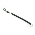 P Buckle Retractable Elastic Colorful Keyring Spring Coil Keychain Chain. 