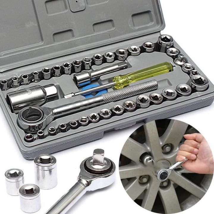 AIWA 40pcs Multifunctional Tools kit or Wrench set SPI