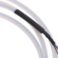 2M Teflon PTFE PT100 RTD 3 Wire Temperature Sensor Oil Waterproof Anti-corrosion. 