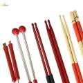 Drum Sticks Set Percussion Instrument Accessories with Storage Bag for Jazz Folk Drummer Playing. 