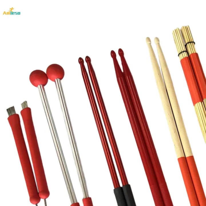 Drum%20Sticks%20Set%20Percussion%20Instrument%20Accessories%20with%20Storage%20Bag%20for%20Jazz%20Folk%20Drummer%20Playing%20-%20Image%203