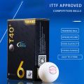 TUTTLE ABS Plastic Table Tennis Ball 3 Stars 40+mm Ping Pong Balls ITTF approved for Game Competition Tabletennis PingPong Balls. 