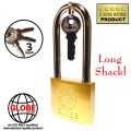 PADLOCK - Globe brand  Long Shackle (  You can choose from different sizes ). 