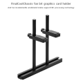 Vertical Fixed Graphics Card Bracket Vertical Stationary Jack Stand ATX/ITX/MATX Chassis Cooling Kit B. 