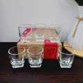 Lucky Glass 6pcs Set 45ml Clear Shot Glass Glassware Hotel & Home Use. 