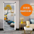 Honeycomb Curtain Folding Door Invisible Sliding Door Punch-Free Bedroom Bathroom Kitchen Bathroom Bookcase Bookshelf Partition Door. 