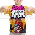 Kids Friday Night Funkin 3D T-Shirt Boys Cartoon Game Fnf T Shirt Summer Funny Short Sleeve Children Cute Tee Tops Anime Clothes. 