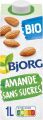 Bjorg Organic Almond Milk No Sugar 1L FROM INDIA (SAM). 