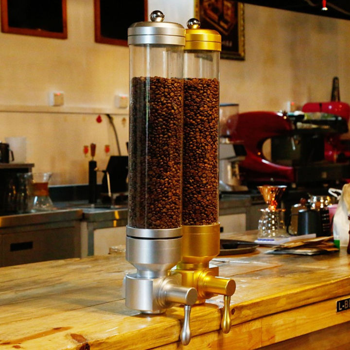 Coffee%20Bean%20Display%20Jar%20Wall%20Mounted%20Acrylic%20Bean%20Storage%20Dispenser%20Round%20Sealed%20Coffee%20Bean%20Container%20for%20Commercial%20Use%20-%20Image%202