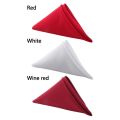 SOLIGHTER Hotel Cloth Napkins Soft Wedding Table Cloth Dinner Napkins Wedding Decoration Table Linen Party Supplies Washable Solid Red/Multicolor. 