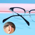 1 Pair Simple Durtable Glasses Metal Thin Leg Cover  Temple Tip Universal Anti-slip Soft Comfortable Round Hole Ear Hook Eyewear Accessories. 