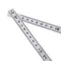 Portable Wooden Folding Ruler 2M 1M Measuring Rule Slider Dual Sided Metric Scale Plastic Ruler Drawing Tools. 