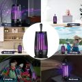 Mosquito Killer Lamp Portable USB Rechargeable Electric Fly Trap Zapper Insect Killer Repellent Outdoor Mute Anti Mosquito Lamp. 