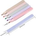 6Pcs Pastel Highlighters Soft Tip Mild Colous Highlighters Pens Aesthetic Marker Pen Fluorescent Pen Stationery School Supplies. 