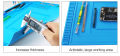 S130 High-temperature Resistant Silicone Table Mat Mobile Phone Repair Workbench Anti-staticBelt Magnetic Parts Suction. 