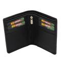 Buffalo Leather Diesel Book Type Wallet - Black. 