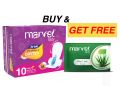 Bundle offer: Marvel Lady Sanitary Napkins 10Pcs + Fragrance Wipes 10pcs. 