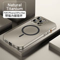 Metal Frame Phone Case For Iphone 13 12 14 15 Pro Max Plus Luxury Aluminum PC Back Panel Phone Cover For IPHON 13 14 15 Promax. 