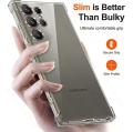 Shockproof Clear Case For Samsung Galaxy A03s A04 A05s A06 A10s A11 A12 A13 A15 A16 4G 5G A20 A30s A21s A22 A23 A24 A25 A32 A33 A34 A35 A50 A51 A52 A54 A55 M02s M13 M21 M30 M31 M32 M33 M53 S7 Edge S8 S9 Plus S10 S20 FE S21 S22 S23 S24 S25 Ultra Back Cover. 