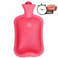 800ml. Rubber Hot Water Bag Bottle for Menstrual Cramps, Heat Cold therapy, Pain Relief. 