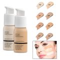 30ML Face Liquid Foundation Waterproof Long-lasting Concealer Foundation Liquid Makeup Matte Base Women Makeup Cosmetics. 