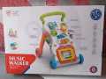 Baby Stroller Music Walker Toy Anti-rollover Learning Walking Infant Trolley baby walker baby care Educational Toys music toys. 