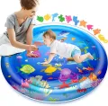 Baby Kids water play mat Inflatable Infant Tummy Time Playmat 3 6 9 12 Month New Born Boy and Girl.. 