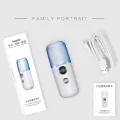 30ml Rechargeable Mini Humidifier Mist Maker Portable Small Wireless Nano Personal Face Sprayer Cool Mist Maker Fogger Humidifier. 