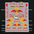 Motorcycle Red Bull Sticker Logo Car Motorcycle Body Fuel Tank Helmet Decal Reflective Waterproof Decoration. 