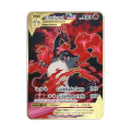 pokemon cards golden Pokemon 183200 Points High Hp Charizard Pikachu Mewtwo Gold Black English French Metal Cards Vmax Mega GX Game Collection CardsParty Games Crafts. 