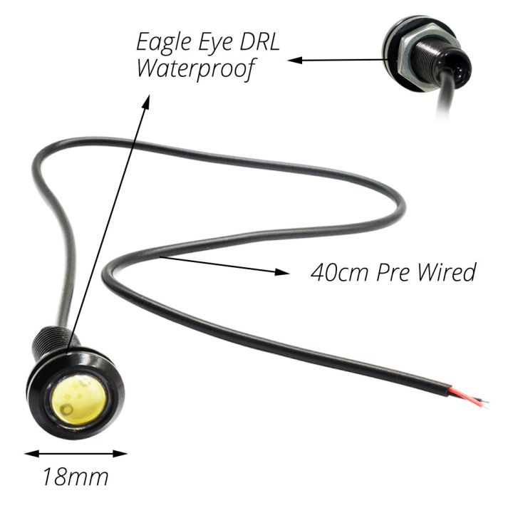 2pcs%20Eagle%20Eye%20LED%20Light%20for%20car%20interior,%20body%20kit%20-White%20-%20Image%202