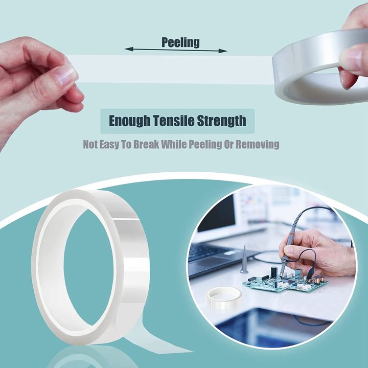 4%20Rolls%2020mm%20X33M(108Ft)%20Clear%20Heat%20Tape%20for%20Htv%20Electrical%20Tape%20Transparent%20High%20Temperature%20Sublimation%20Heat%20Resistant%20-%20Image%205